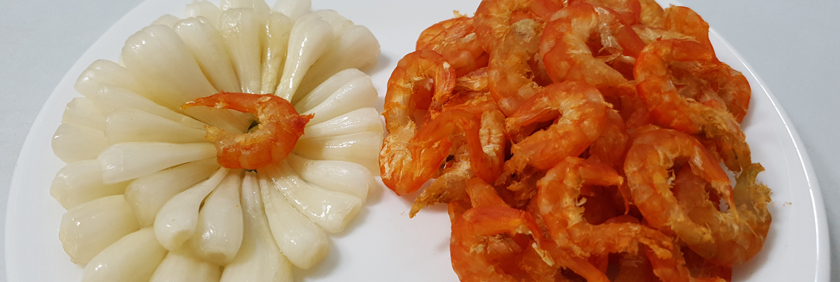Tôm khô củ kiệu