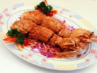Cay nồng với món tôm tích rang muối