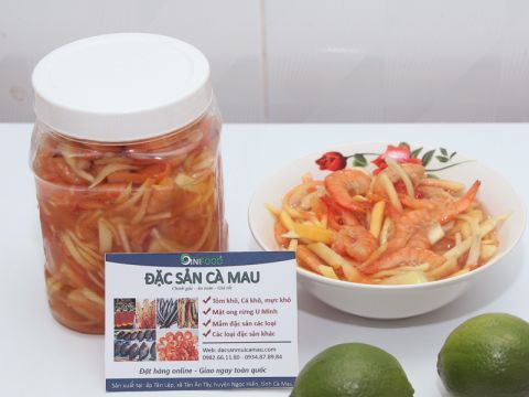 Mắm tép đu đủ