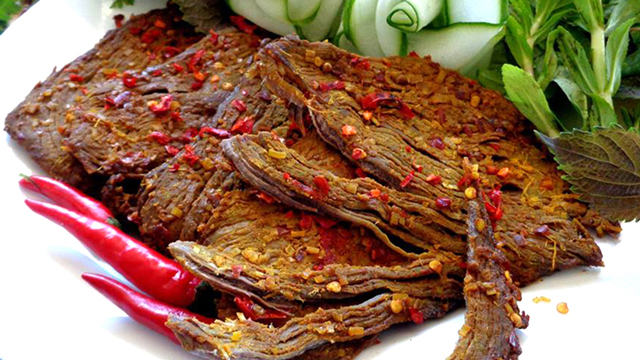 Khô bò cay