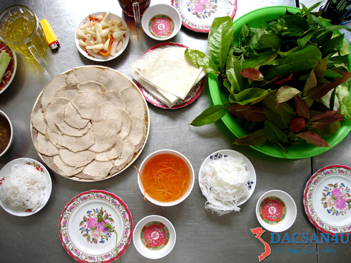Bánh tráng cuốn phơi sương