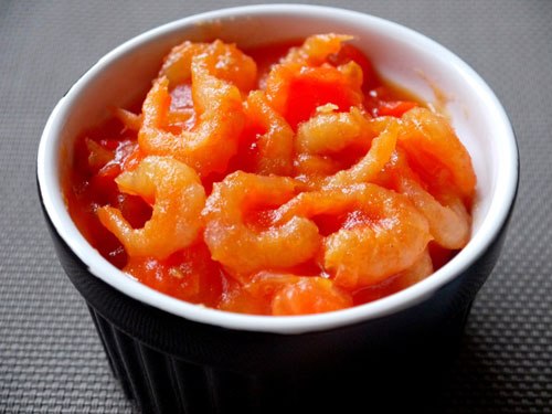 tôm khô sốt cà chua