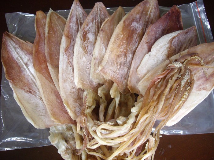 mực khô rim chua ngọt
